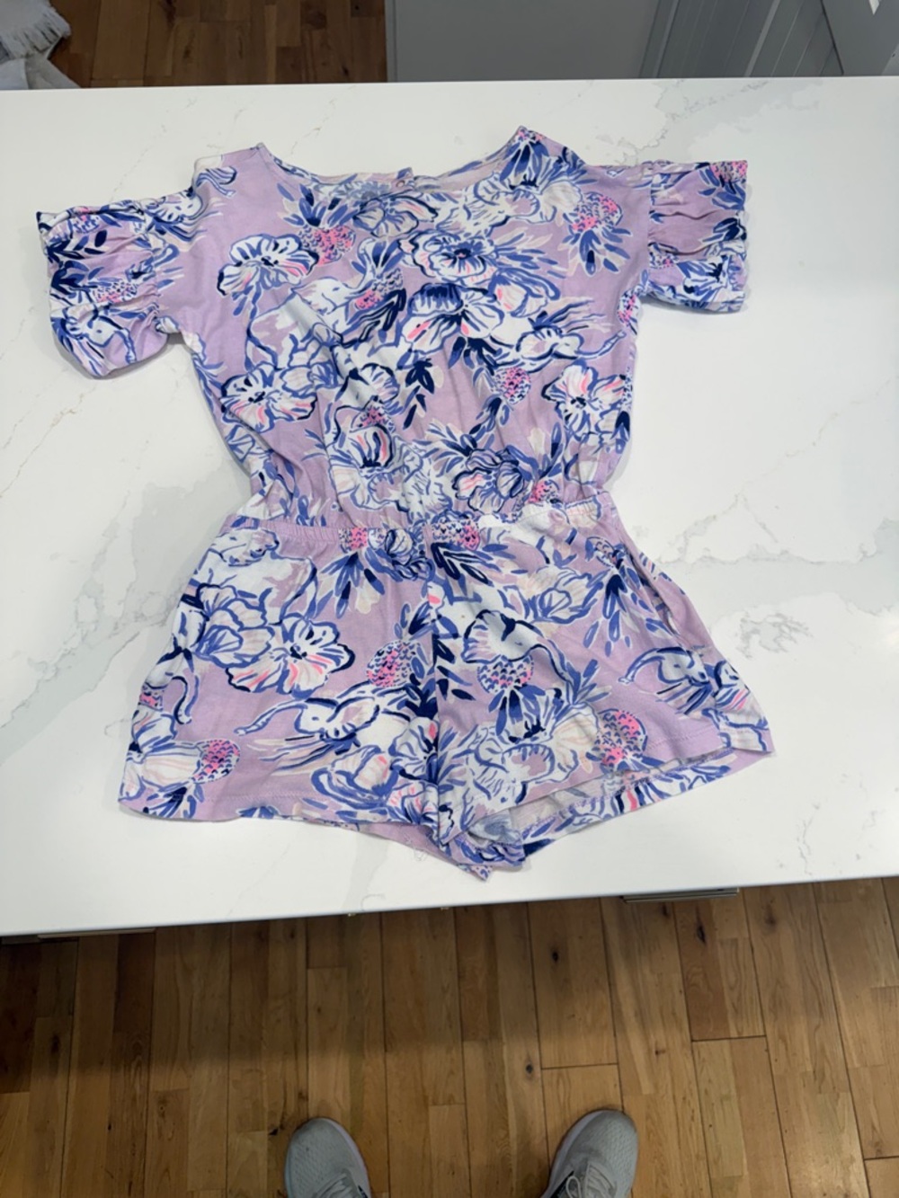 Lilly Pulitzer Lavender Floral Romper